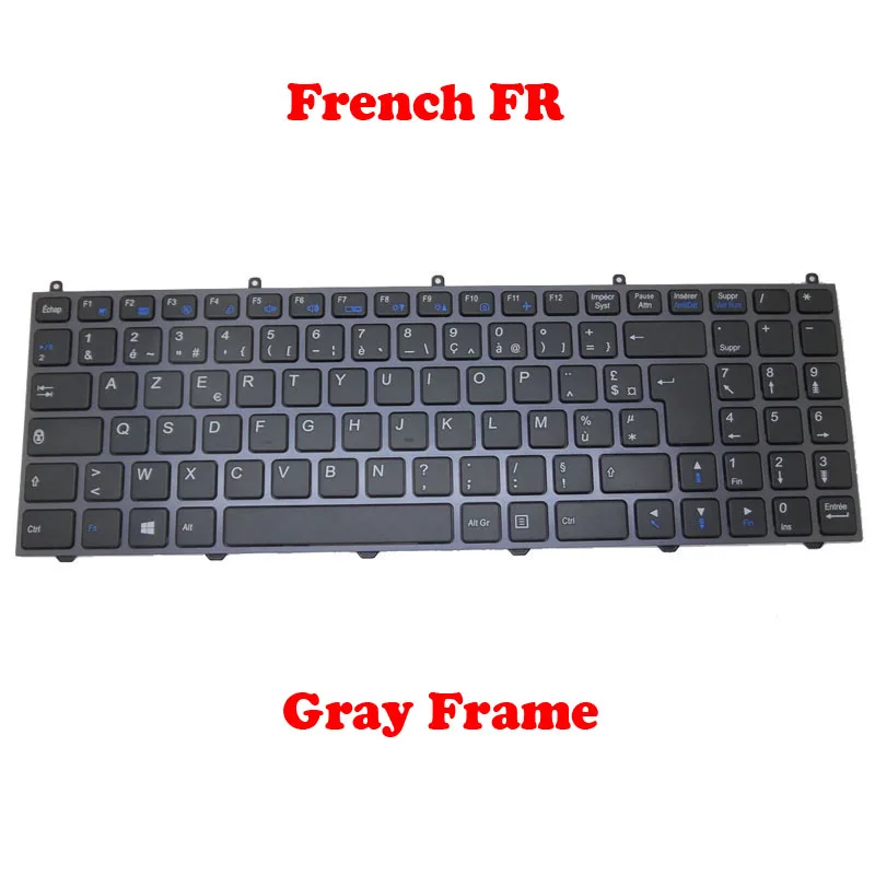 Клавиатура BE BR DM FR SW TR США для CLEVO W650EH W650RB W650RC W650RC1 W650RN W650RZ W650RZ1 W650SB W650DD W650SC W650SF W650SH