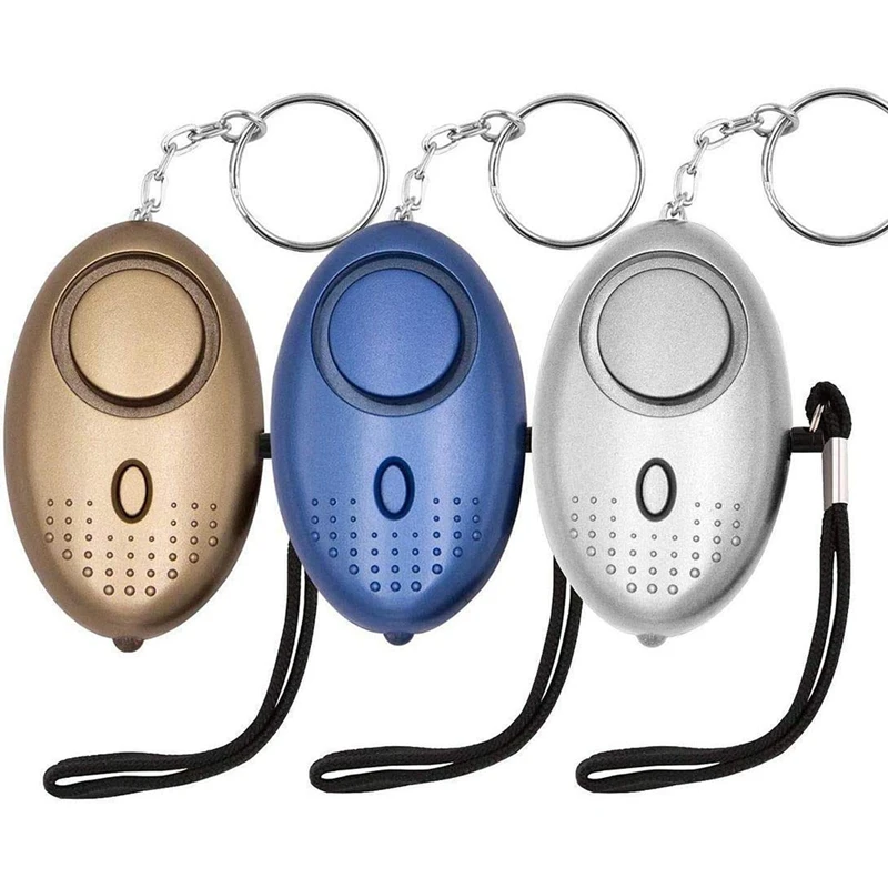 

Safe Sound Personal Alarm,3 Pcs 130DB Personal Security Alarm Keychain With LED Lights, Emergency Safety Alarm For Women