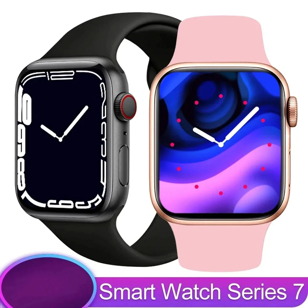 

2023 Smart Uhr Serie 7 Männer Frauen Fitness Tracker Bluetooth Call Wasserdichte IWO 14 T900 Pro Max Smartwatch für Apple Xiaomi