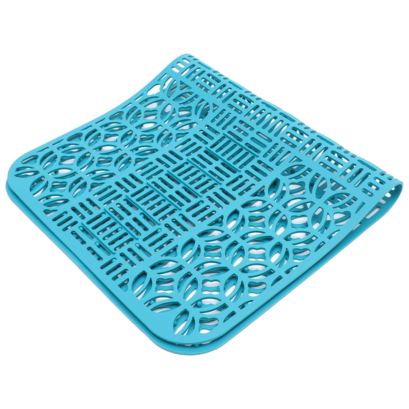 

Sink Drain Mat Silicone Protectors Kitchen Grid Silica Gel Stainless Steel Mats