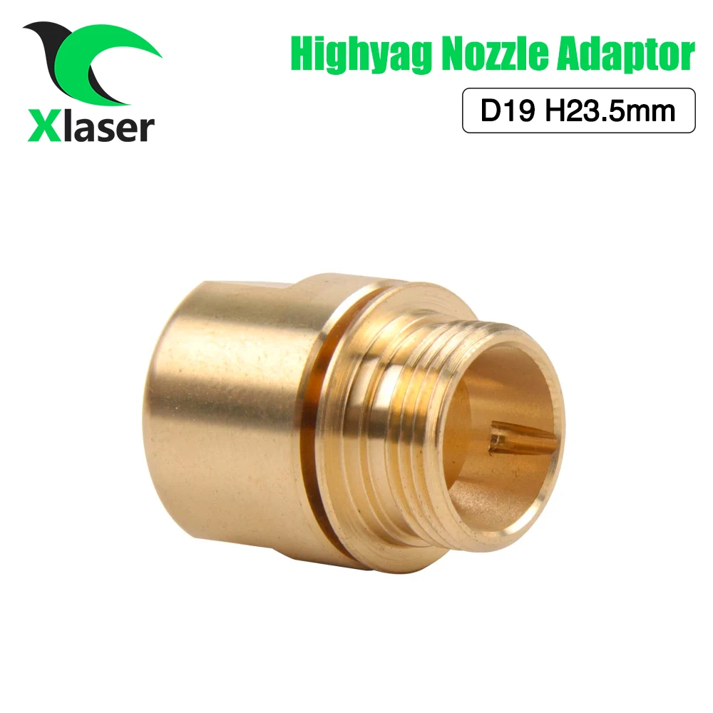 XLaser 10 шт./лот адаптер для насадок Highyag D19 H23.5 держатель медь станков лазерной резки
