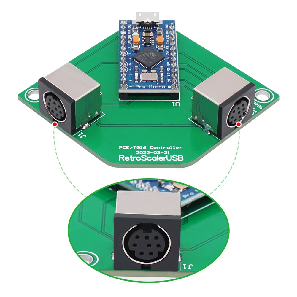 

Адаптер для игрового контроллера SEGA Genesis/MD1/Atari/NES/SNES/PCE/Saturn/CD32