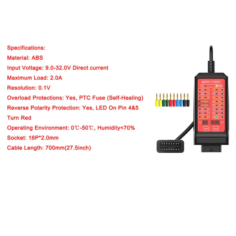 CAN-тестер OBD2 16-контактный распределительный ящик автоматический детектор