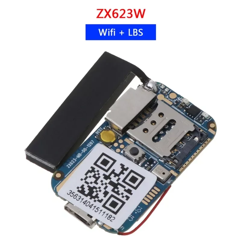 

ZX623W GPS Tracker GSM Wifi LBS Locator PCBA SOS Web APP Tracking Voice Recorder TF Card SMS Coordinate