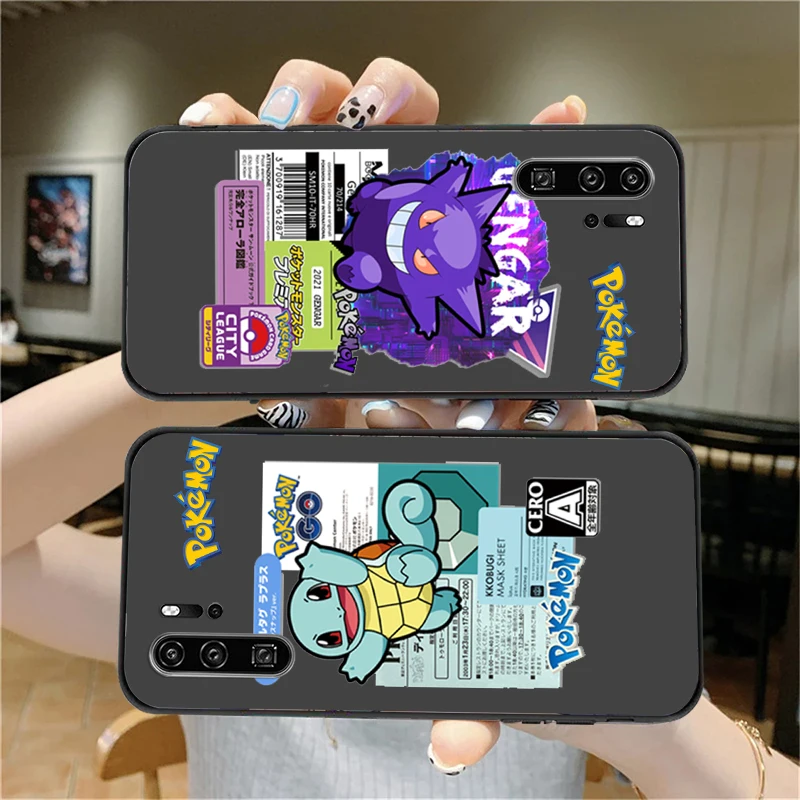 

Pokemon Pikachu Phone Cases For Huawei Honor P30 P40 Pro P30 Pro Honor 8X V9 10i 10X Lite 9A Carcasa Soft TPU Coque Funda