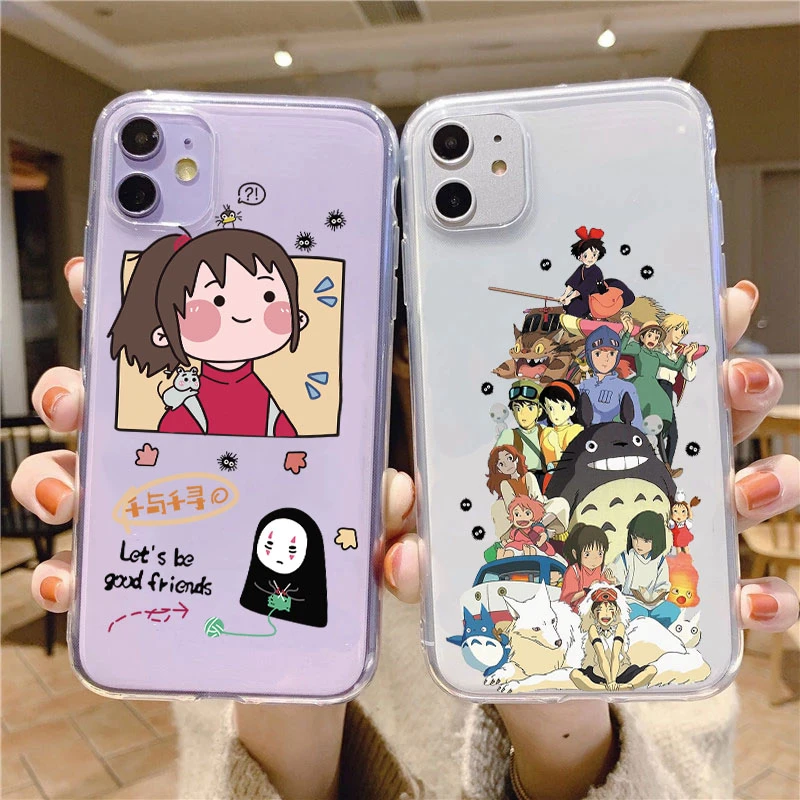 

SHACK Spirited Away Totoro per Xiaomi Mi 11 Lite 10T Pro POCO X3 NFC M3 F3 Redmi Note 10 9 Pro 10S 9S 9T 8T 9A 9C 8A 8 7 7A C