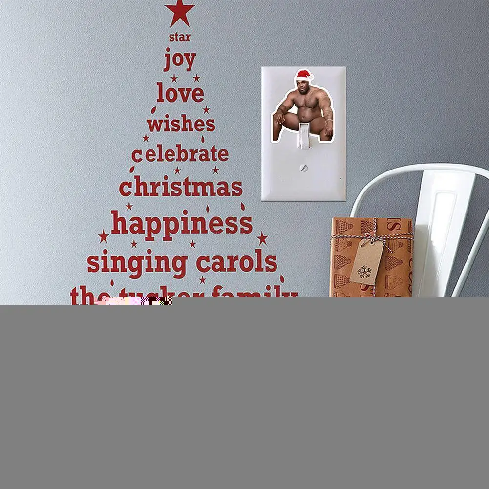 

Funny Light Switch Sticker Home Fun Barry Wood Decal Vinyl Bedroom Room Decoration Diy Living Stickers Self-adhesive Packs F8v8