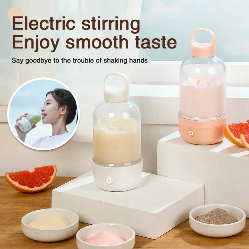 

400ML powder fitness shake cup electric mixer protein shake bottle sports environment-friendly automatic vortex water cup