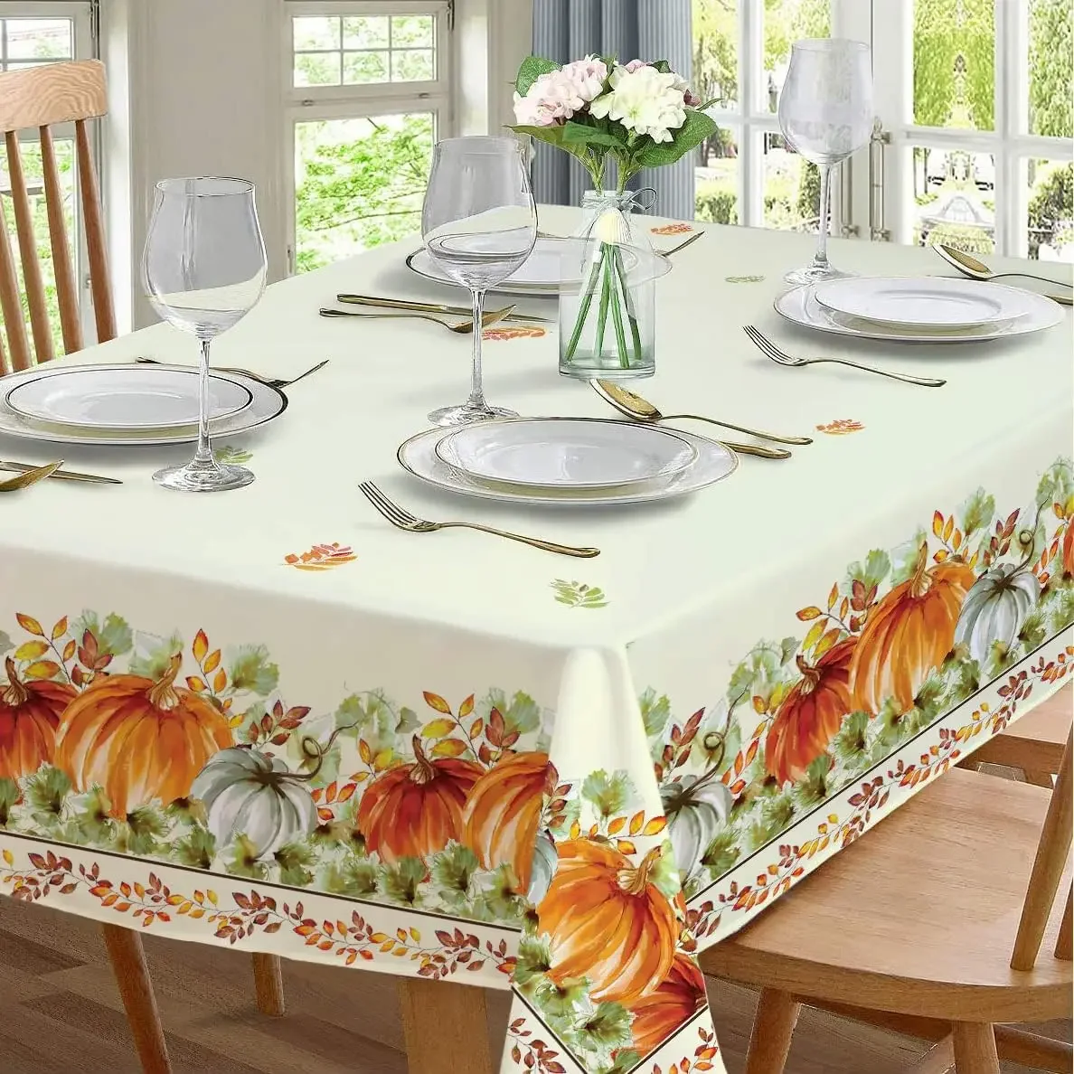 

Прямоугольная скатерть из полиэстера Thanksgiving