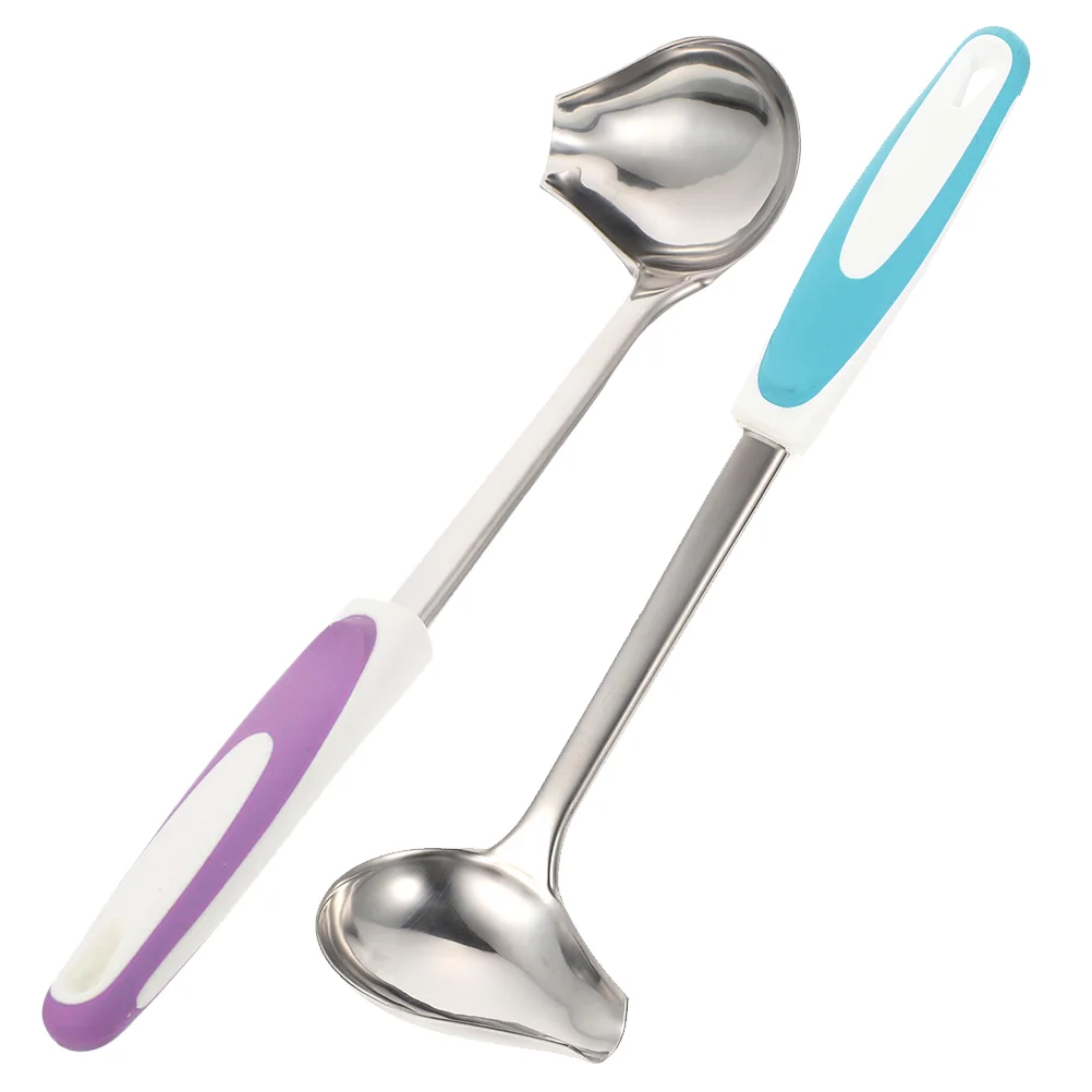 

Spoon Gravy Ladle Soup Scoop Sauce Ice Cream Drizzle Saucier Serving Tools Spoons Filter Server Chocolate Precision Drawing