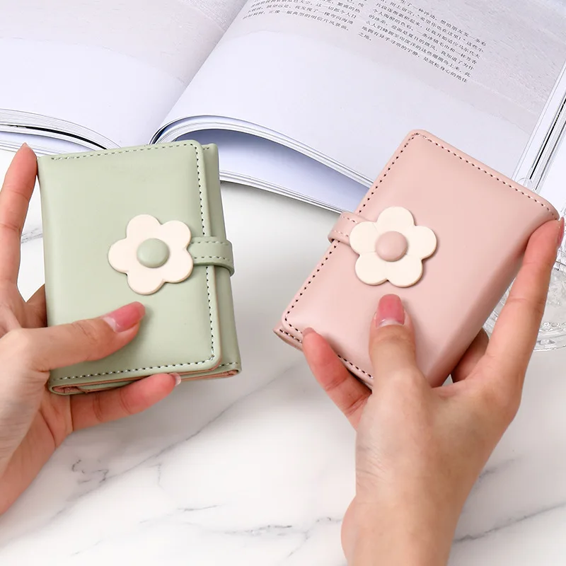 Women Wallet Short Small Three-fold Wallet Female Multi-card Card Holder Coin Purse Lady Clutch Mini Money Bag Wallet Carteras