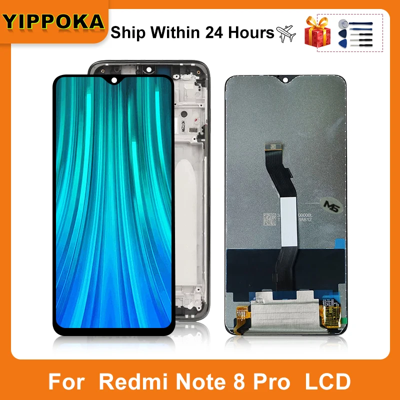 6 53 &quotоригинальный для Xiaomi Redmi Note 8 Pro дисплей сенсорный экран дигитайзер Запасные