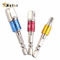 3 pcs drill socket adapter drill extension drill bits bar socket adapter 14 38 12 hex shank square head drill bit hand tool