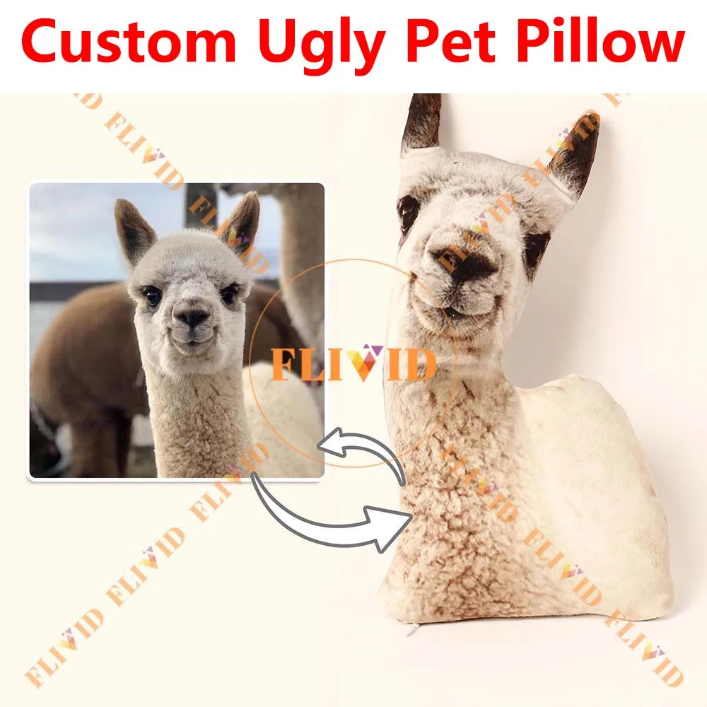 Пользовательская 3D подушка уродливой формы для домашних животных популярная
