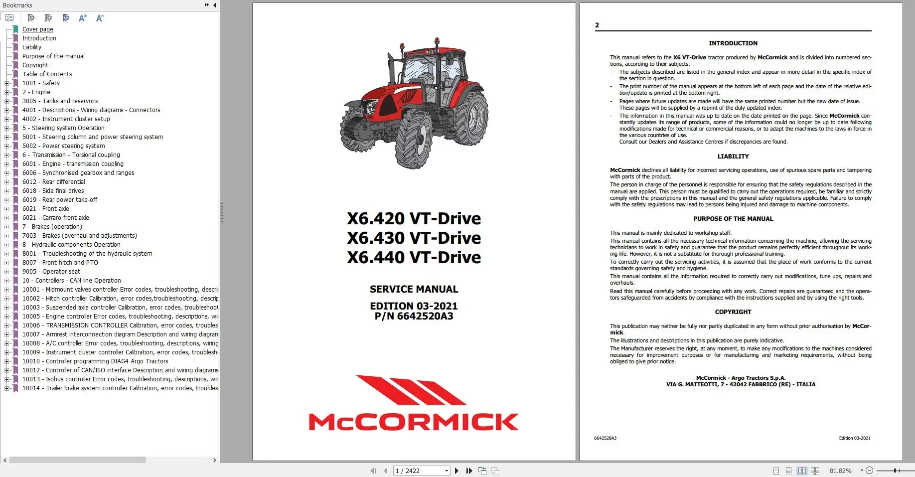 Фото AutoDVD2 Трактор McCormick 13,1 ГБ PDF Немецкий язык DE Учебные пособия Оператор и руководства по обслуживанию №2