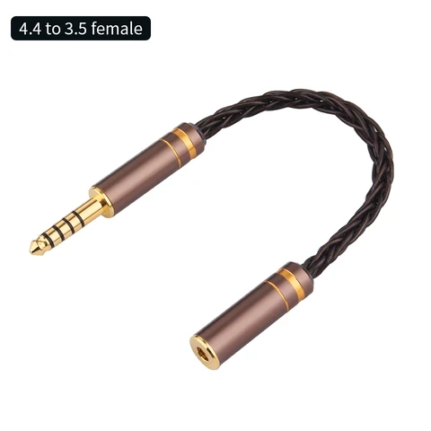 Conversiekabelbalans 2,5/3.5/4,4 mm mannelijk tot 2,5/3.5/4,4 mm vrouwelijke hifi -verbindingskabeladapter verliesloze transmissie voor Sony