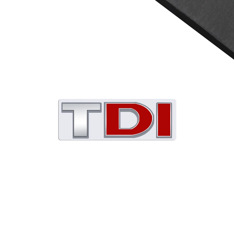 

Эмблема TDI, Стайлинг автомобиля, 3D наклейка, металлическая передняя решетка капота, значок для Passat Golf Jetta POLO Touareg Touran, украшение для сиденья и тела