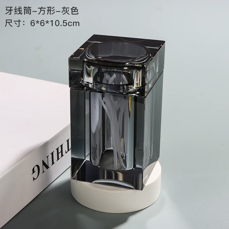 

Янтарная стеклянная коробка для зубочисток