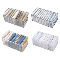 clothes organizer box with handle for wardrobe bedroom drawer non woven divider organizers for shirts jeans underwear scarves