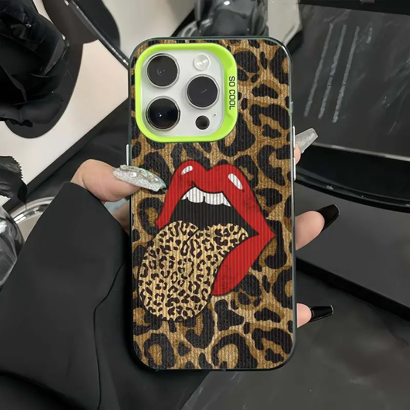 Горячая Распродажа красный Леопардовый принт для OPPO A18 A31 A37 A38 A53 A55 A57 A58 A60 A74 A76 A78 A94