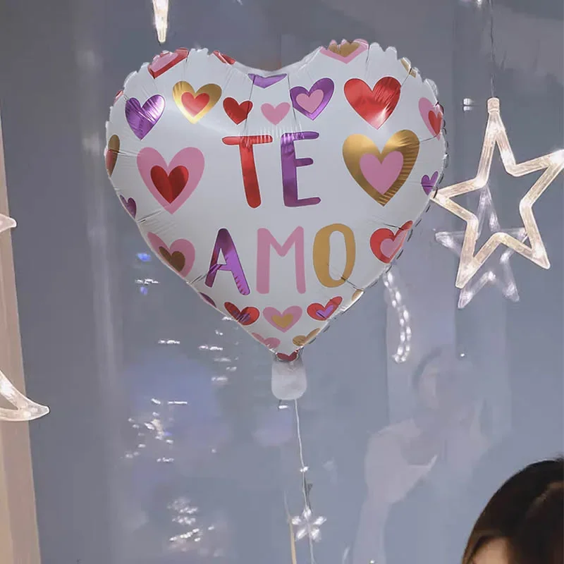 10 шт. воздушные шары в виде сердца 18 дюймов