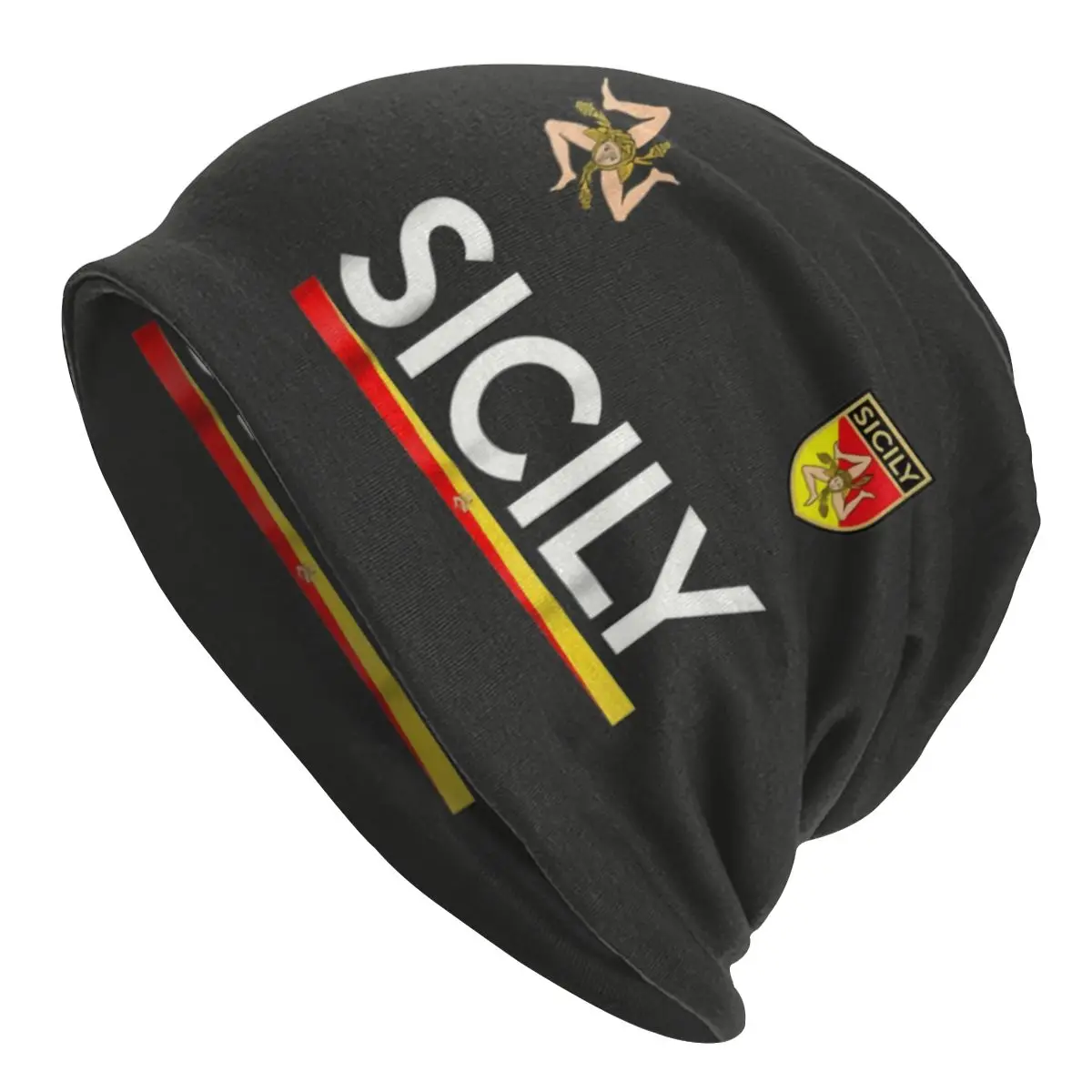 Sicilia Soccer Sicily Italy Football Jersey Skullies Beanies Caps Winter Warm Women Men Knitting Hat Adult Unisex Bonnet Hats 1