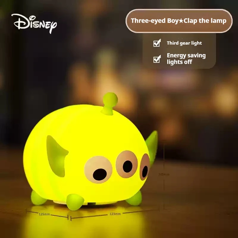 94 мм Дисней Клубничный Медведь Ночник Ручной Работы Похлопывание Силиконовый