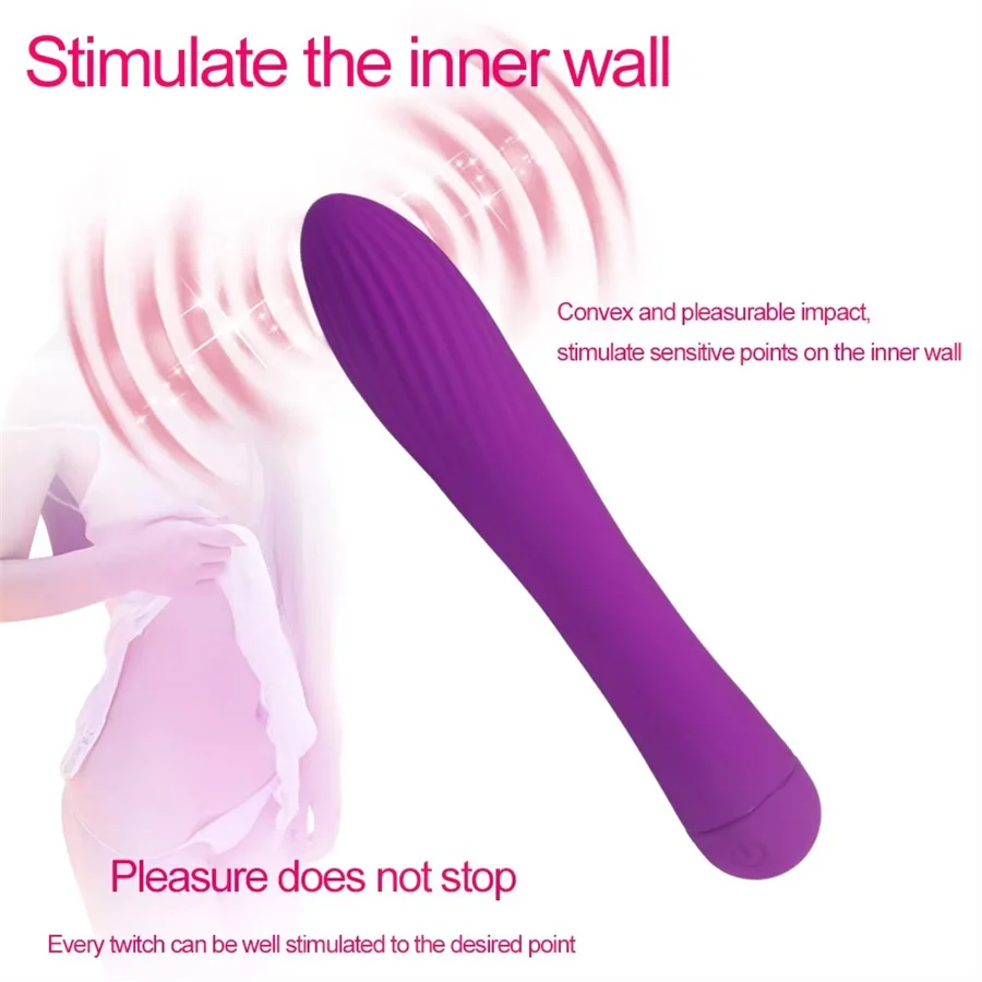 10 Modes G-Spot Vibrators AV Wand Dildo Vibrator Vagina Massager Clitoris Stimulation Female Masturbator Sex Toys For Women