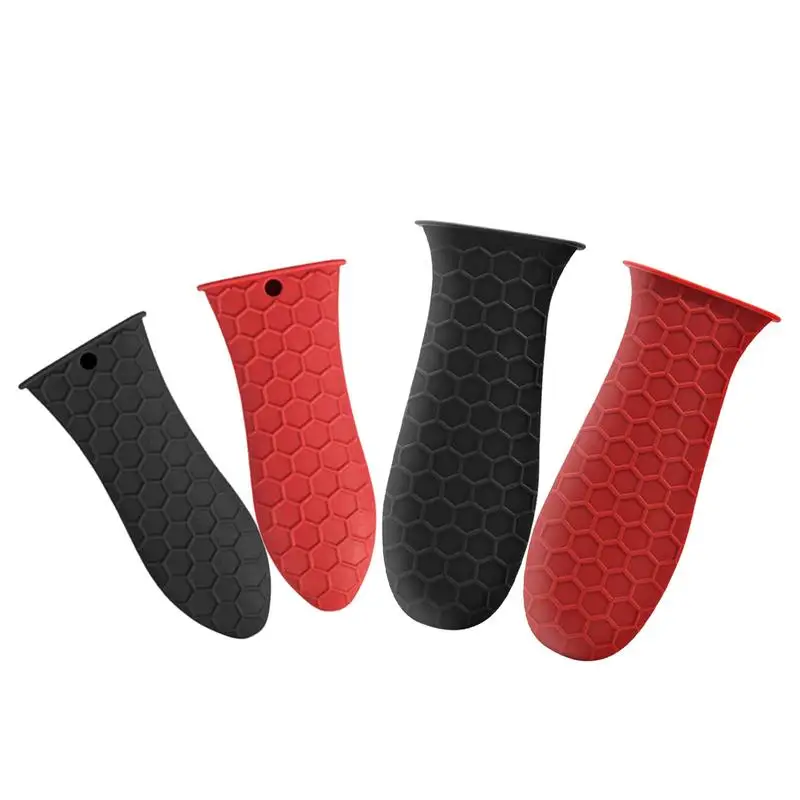 

Silicone Pan Handle Cover Anti-scalding Pot Grip Holder Heat Insulation Pot Ear Clip Non-slip Steamer Pan Cookware Handle Cover