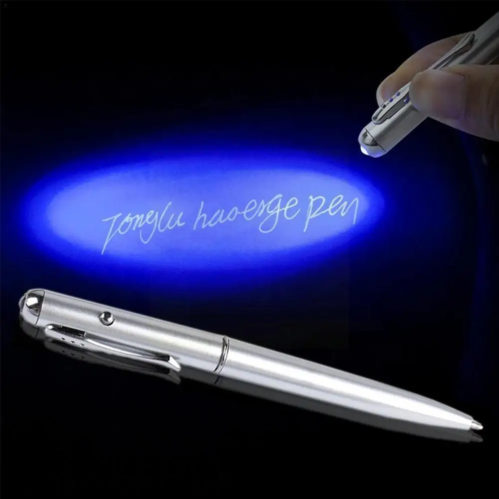 

Colorless Luminous Light Pen Uv Lamp Invisible Lamp Ultraviolet Learning Education Toys For Child Ballpoint Pen E1K6