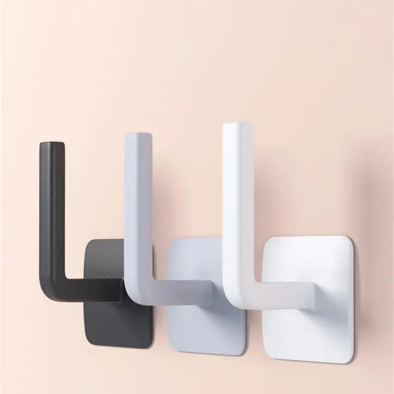 

New Hole Free Hook Traceless Strong Adhesive Hook L-type Multifunctional Clothes Hanger Wall Hook Wall Kitchen Creative Hook