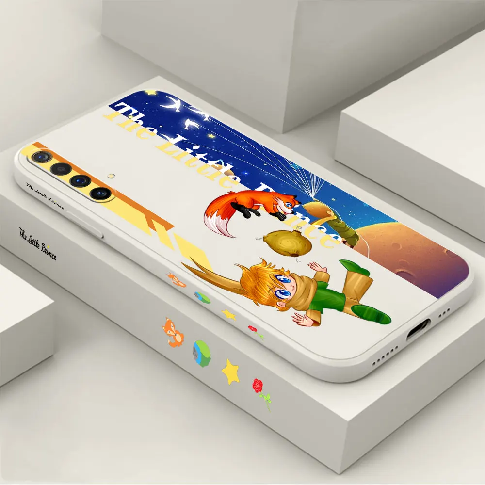 

Anime The Little Prince Fox Rose Case For OPPO FIND X6 X5 X3 X2 RENO 7Z 6 5F 5Z 4 4Z ACE 2 7 5 6Z Realme X50 X7 Pro Lite Cover