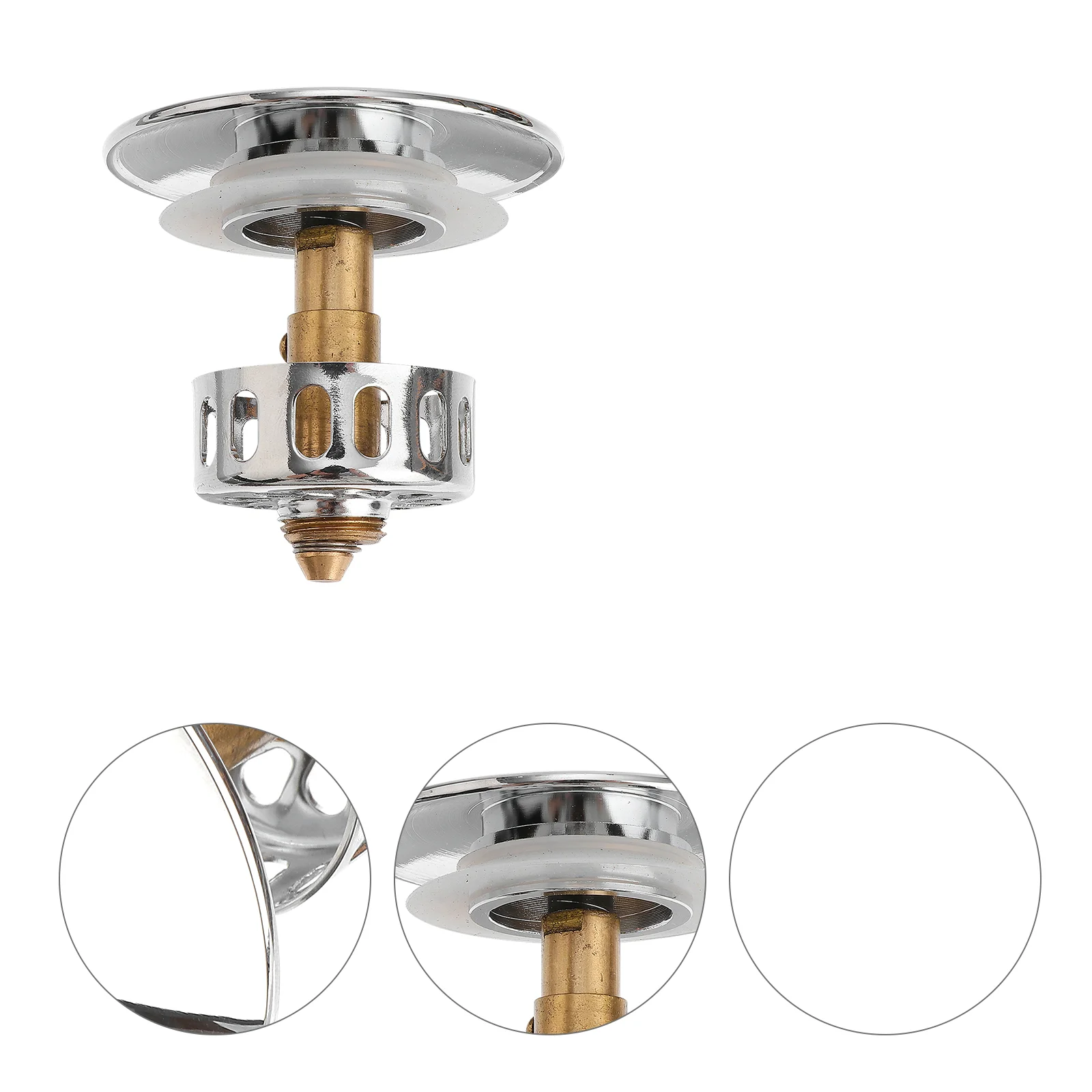 

Sink Drain Bathroom Hair Catcher Strainer Stopper Plug Shower Tubbath Metal Cover Drainerwaste Bathtub Bounce Bullet Type
