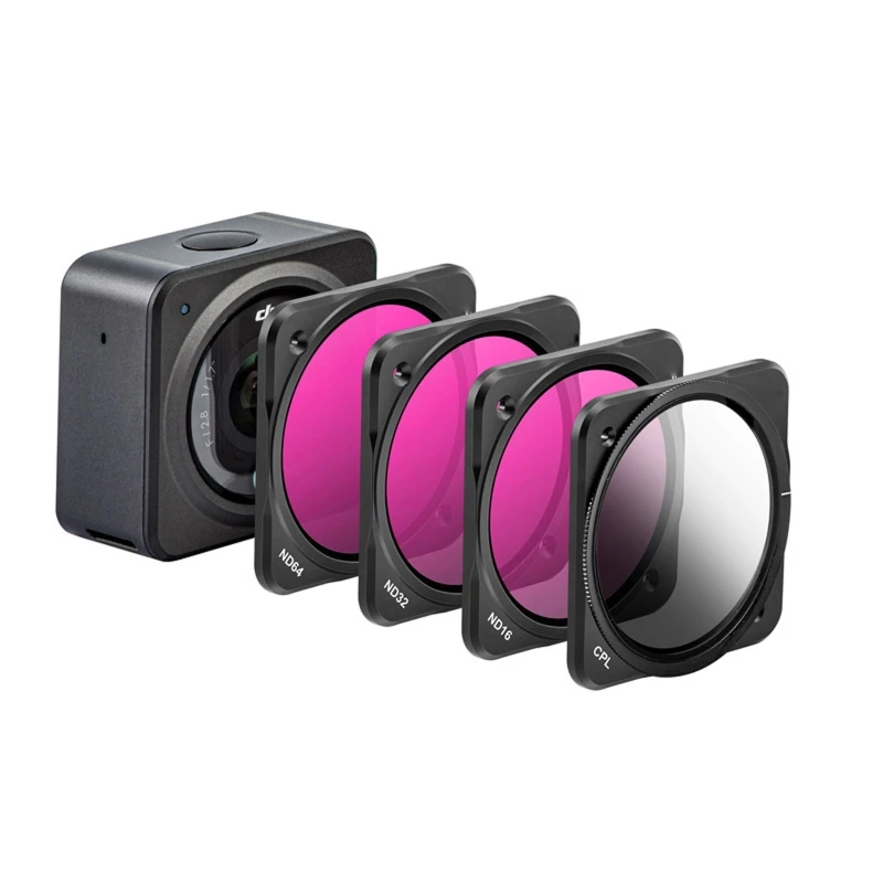 

Magnetic Drone Camera Filters Set CPL GND16/32/64 Gradient ND16 ND32 ND64 Filters UV Protective Lens Accessory for dji Action 2