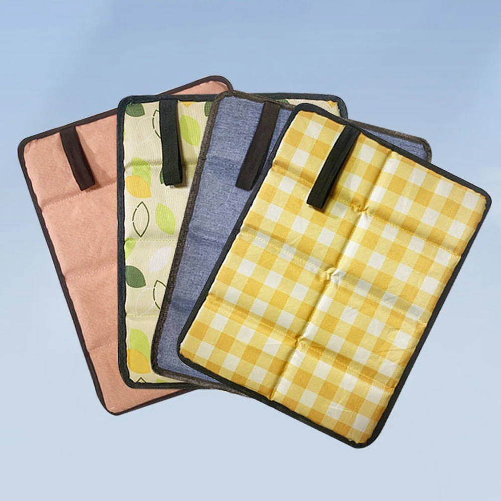 

Водонепроницаемый складной коврик из ткани Оксфорд для кемпинга, подставка под сиденье из пенопласта, для пляжа, маленькое сиденье для пикн...