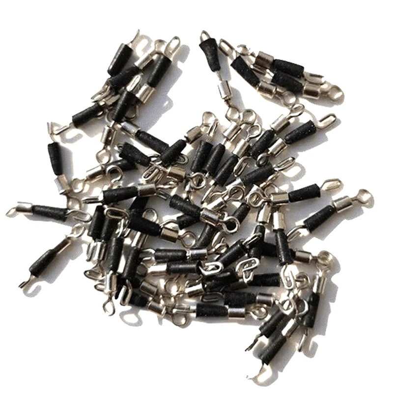 

30pcs Fishing Tackle Connector Feeder Fishing Accessories Swivel Snaps For Carp Carp Fishing Quick Change Feeder Swivels Method
