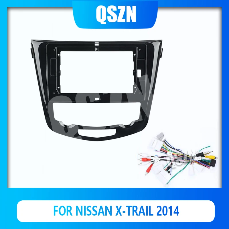 

QSZN 2Din Car Dashboard Frame Fit For NISSAN X-TRAIL 2014 Car DVD GPS Dash Panel Kit Mounting Frame Trim Frame Fascias
