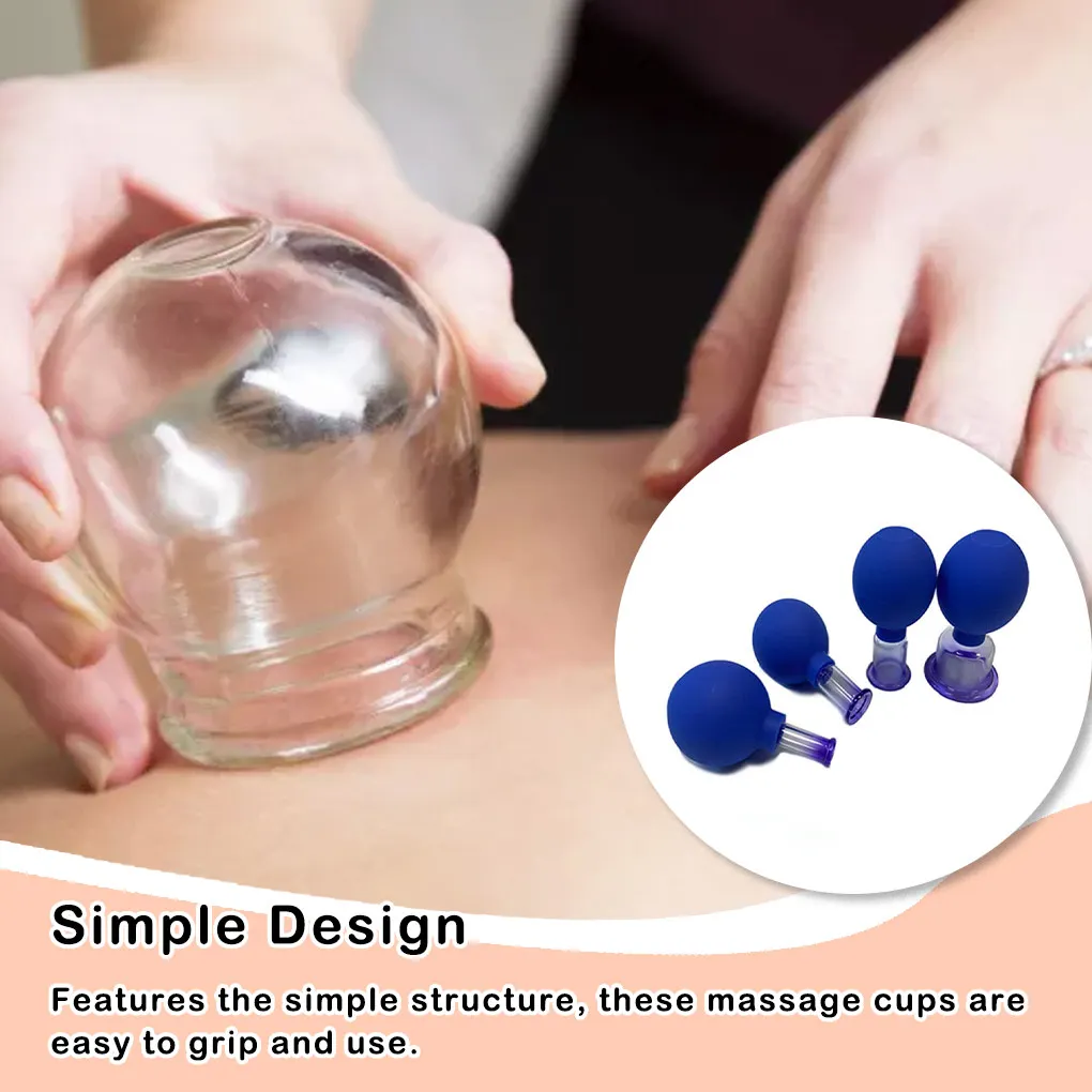 

4 шт., чашки для терапии лица