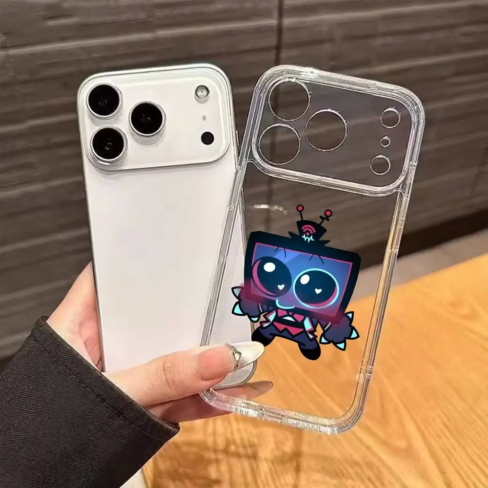 Фото Чехол для телефона Vox H-Hazbin H-Hotel для iPhone 17 16 15 14 13 12 11 Mini Pro Max Plus, прозрачный №2