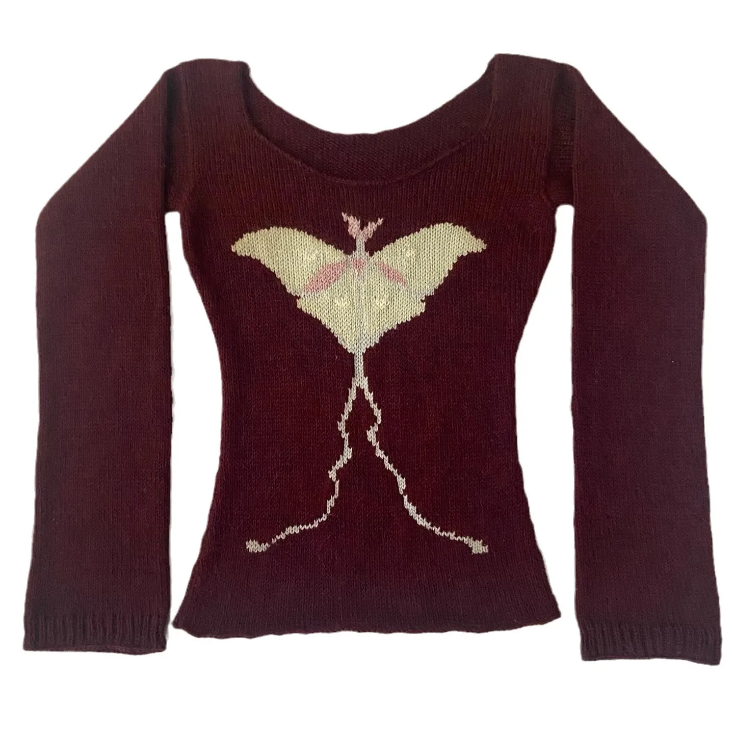 Y2k женский винтажный жаккардовый свитер с круглым вырезом и коротким рукавом