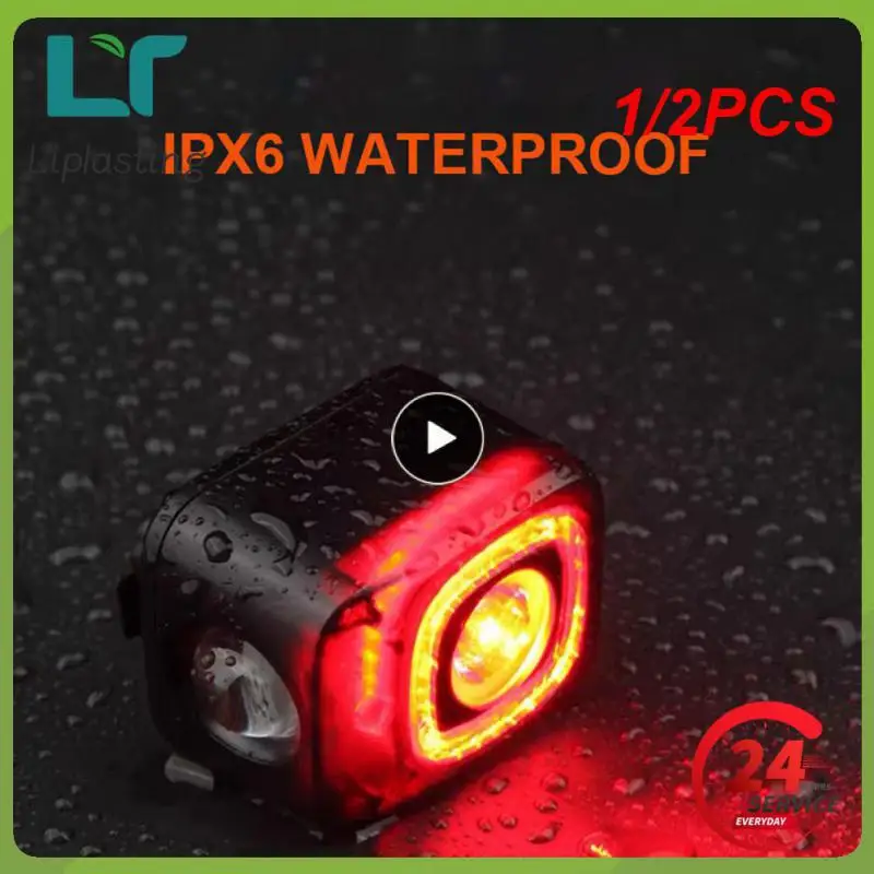

1/2 шт., умный задний фонарь USB 200