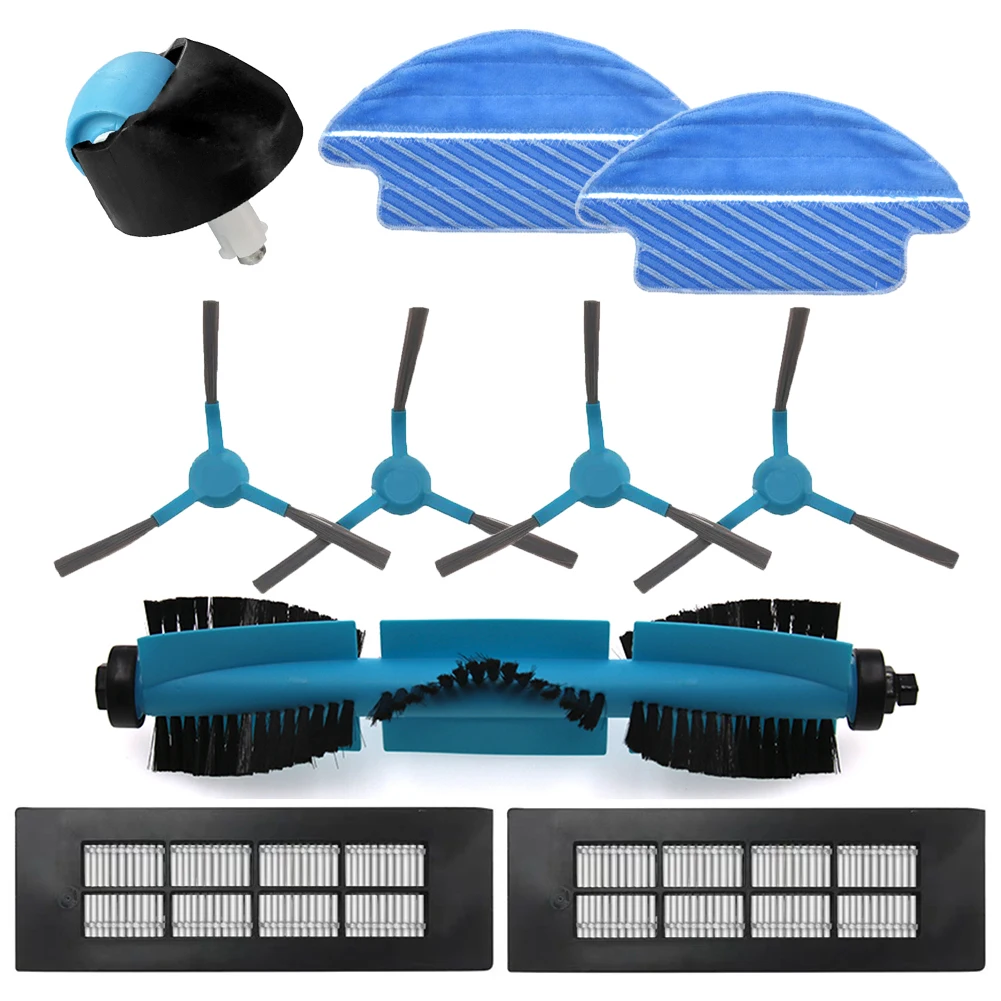 

Main Brush Filter Side Brush Pad Wheel Set For Conga 3090 3091 3092 Robotic Vacuum Cleaner Roller Brush Hepa Filter Part