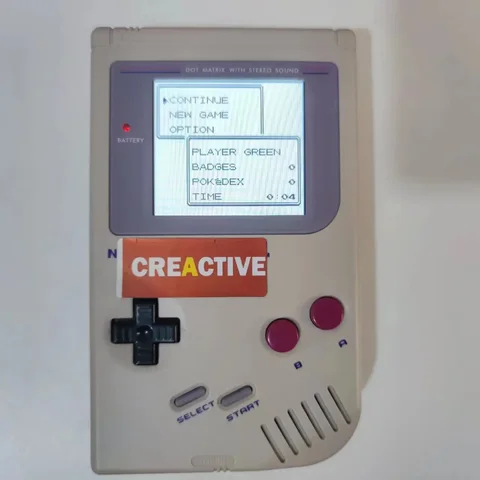 Портативная игровая консоль GSF для Game Boy DMG серый IPS экран