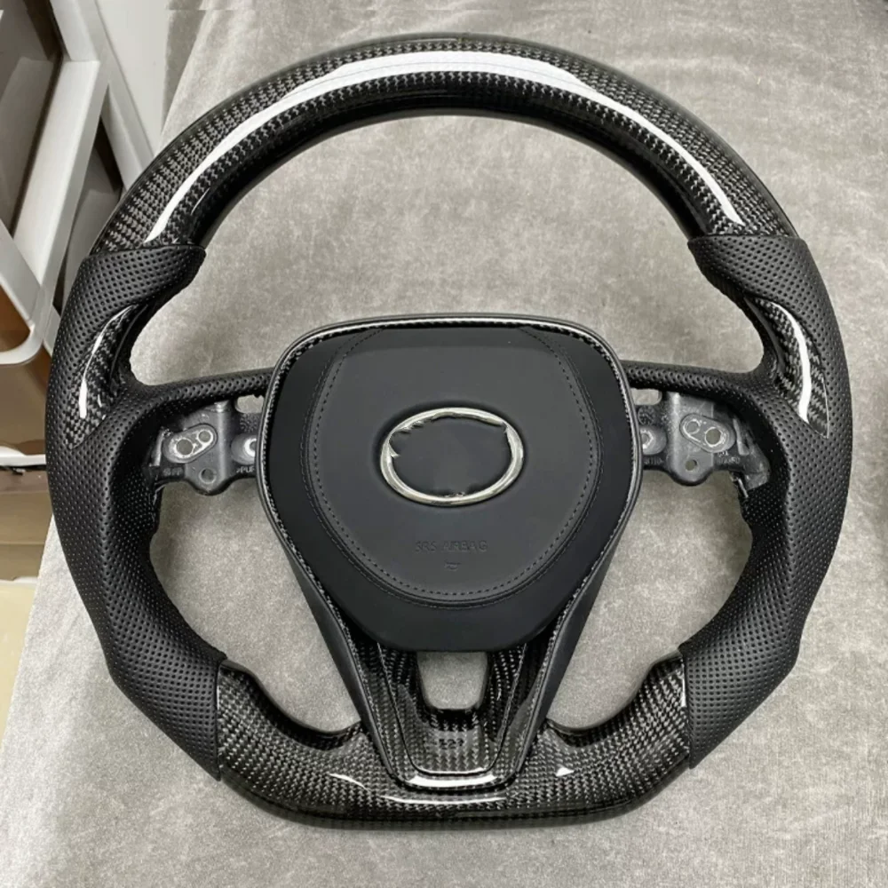 Подходит для рулевого колеса Toyota из углеродного волокна Rongfang Veranda Linfang Vica Camry Asia