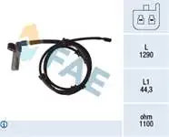 

FAE 78068 WHEEL SPEED SENSOR REAR LEFT AXLE GRANS CHEROKEE I (name.)