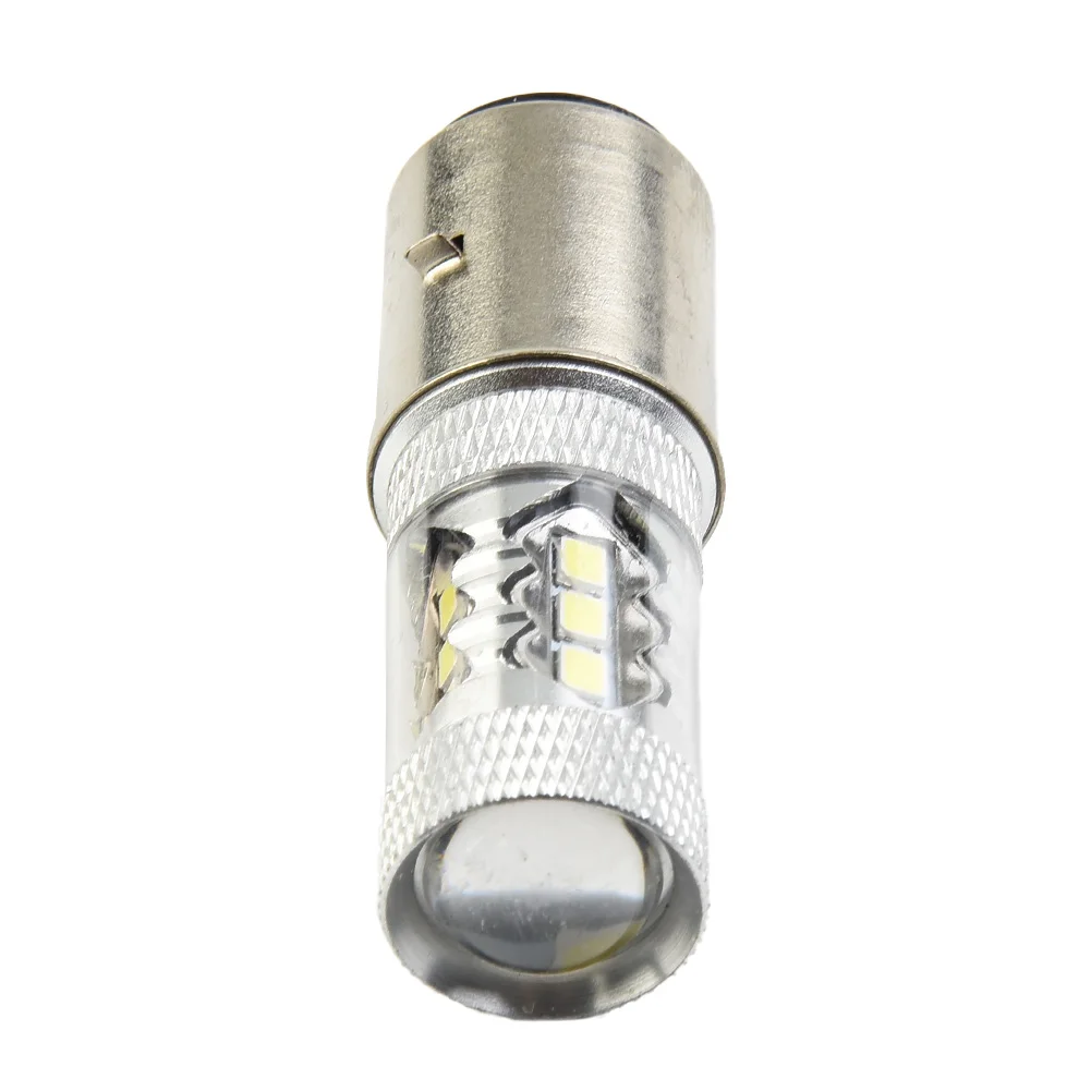 Fog Light Bulb 6000-6500K 80W Accessories BA20D H6 DC 12-24V DRL LED Headlight Motorcycle Bike Moped