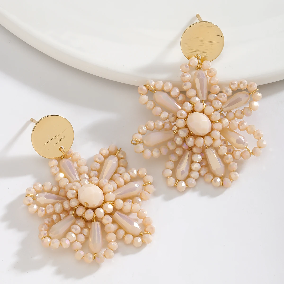 Висячие Серьги Ручной Работы В Стиле Бохо С Бусинами Vedawas Элегантные Простые