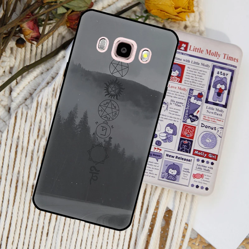 Сверхнатуральный чехол с символом для Samsung A6 A7 A8 A9 J8 2018 A3 A5 J1 2016 J3 J5 J7 2017 J6 J4 Plus |