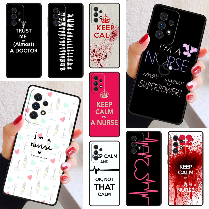 Милый медицинский чехол для телефона с докторской медсестрой медицинская