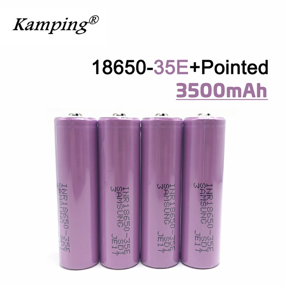 

For 18650 3500 mAh 13A Discharge INR18650 35E INR18650-35E 18650 Battery Li-ion 3.7 V Rechargeable Battery Button Upper Battery